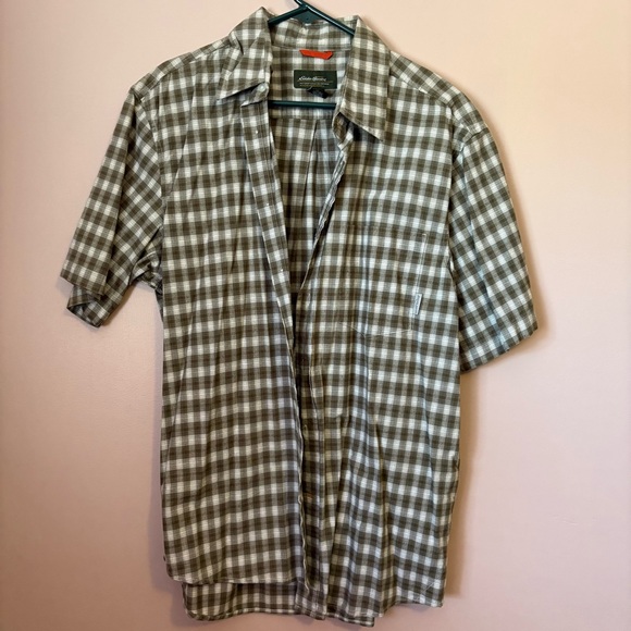 Eddie Bauer Other - Eddie Bauer Men's Brown Plaid Button Down Shirt